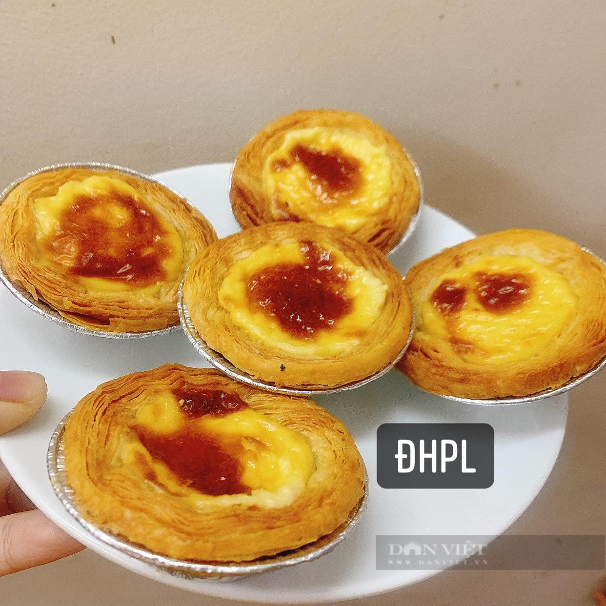 Mách bạn cách làm bánh tart trứng bằng nồi chiên không dầu - Ảnh 1.