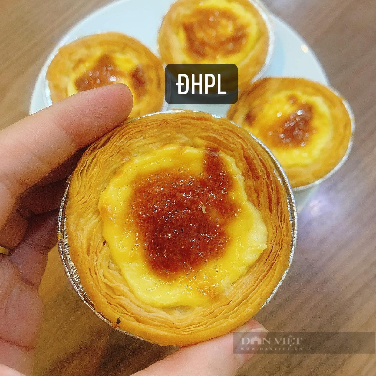 Mách bạn cách làm bánh tart trứng bằng nồi chiên không dầu - Ảnh 5.