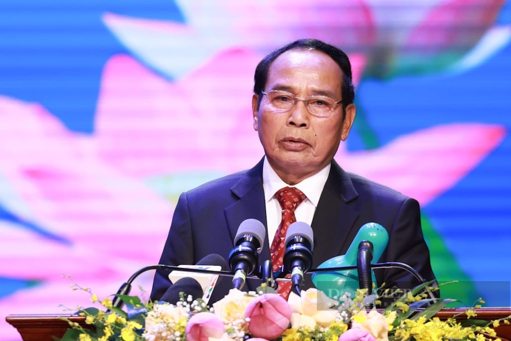 Hình ảnh Tổng Bí thư Nguyễn Phú Trọng dự Lễ kỷ niệm 60 năm quan hệ Việt - Lào - Ảnh 4.