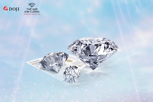 Kim cương viên là chất liệu quý hiếm, giúp đem lại may mắn và nguồn năng lượng tích cực