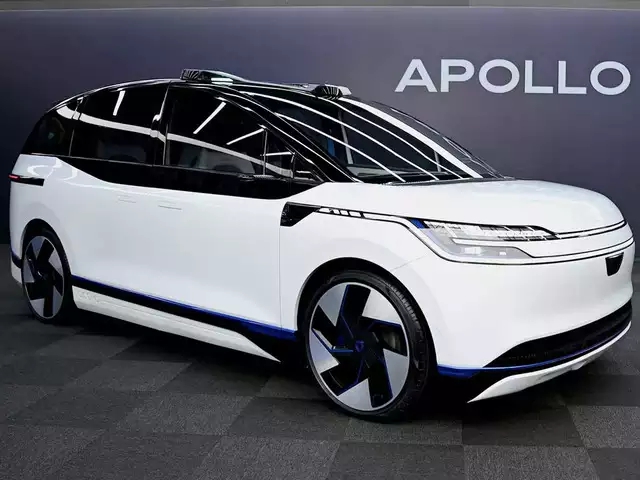Apollo RT6: Baidu trình làng chiếc xe điện tự hành mới nhất của mình. Ảnh: @Baidu.