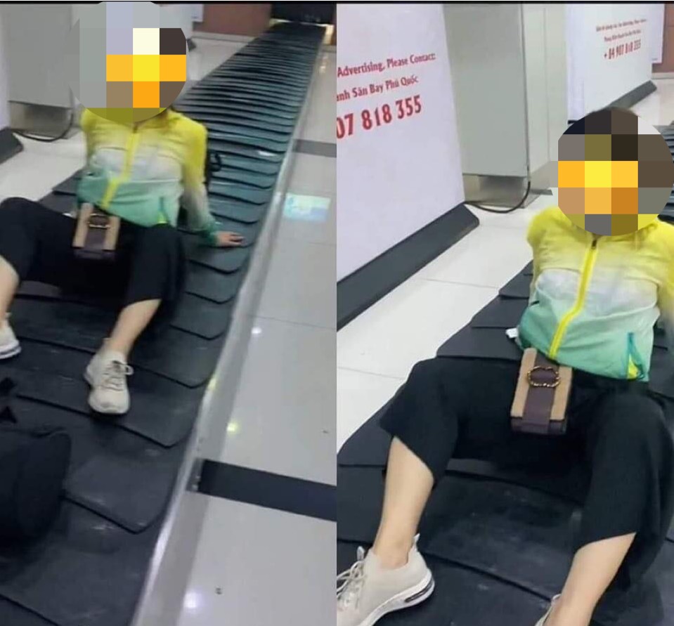 Thêm khách trèo lên băng chuyền hành lý, cần mạnh tay xử lý vi phạm an toàn hàng không - Ảnh 3.