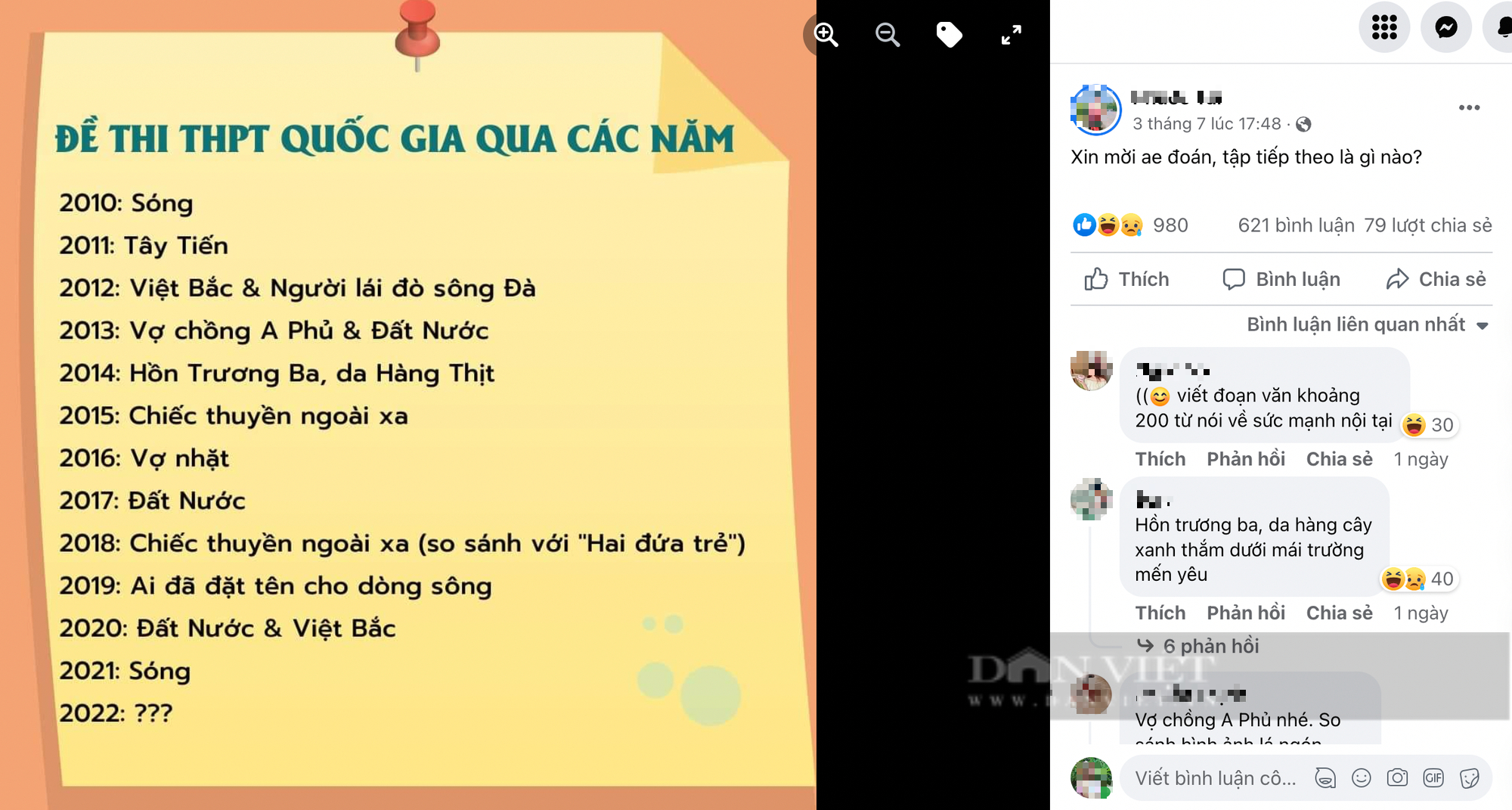 Dự đoán đề thi Văn THPT 2022: Tác phẩm nào được gọi tên? - Ảnh 2.
