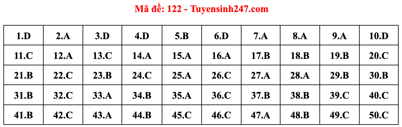 Gợi ý đáp án đề thi môn Toán tốt nghiệp THPT năm 2022 - Ảnh 6.