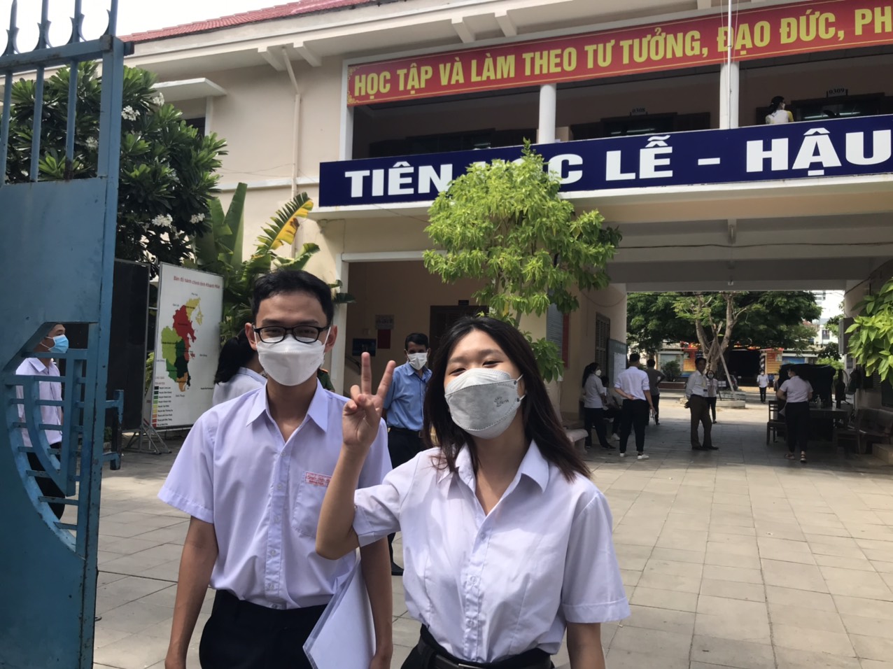 Khánh Hòa: Môn thi đầu tiên có một thí sinh nhiễm Covid-19 - Ảnh 2.