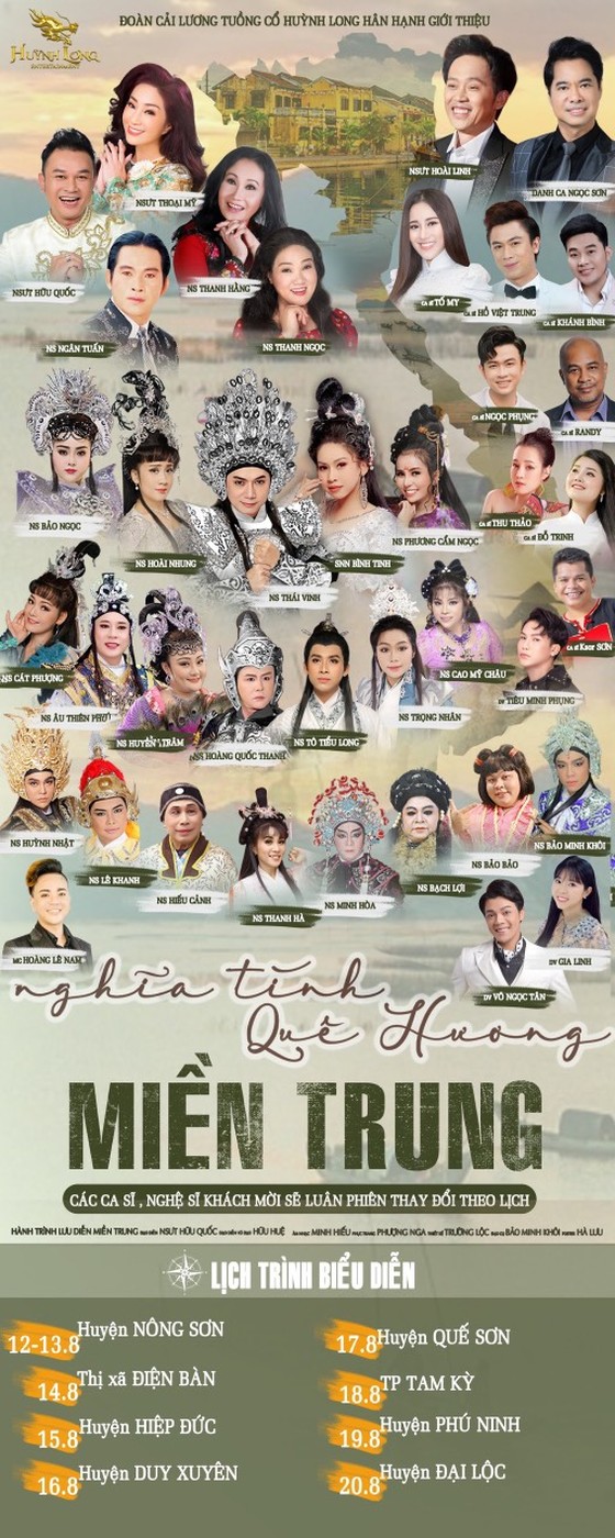 Hoài Linh, Ngọc Sơn cùɴɢ nhiều nghệ sĩ góp mặt trong chương trình Nghĩa tình quê hương ở Quảng Nam - Ảnh 2.