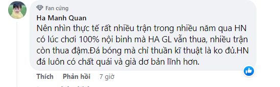 HAGL thua Hà Nội FC, nhiều CĐV &quot;trách móc&quot; trọng tài Ngô Duy Lân - Ảnh 7.