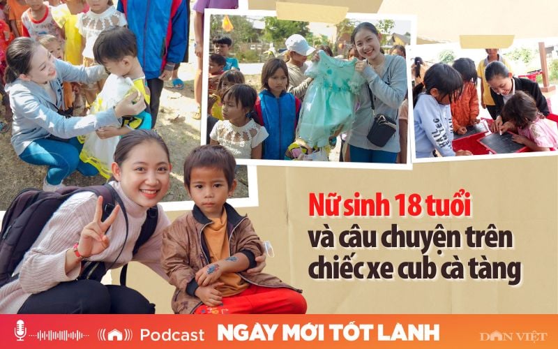 Nữ sinh 18 tuổi và câu chuyện trên chiếc xe cub cà tàng - Ảnh 1.