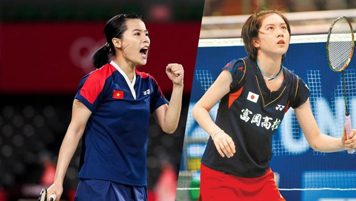 Nhan sắc của &quot;thiên thần Nhật Bản&quot;, VĐV bị Thùy Linh loại tại Giải cầu lông vô địch thế giới - Ảnh 1.