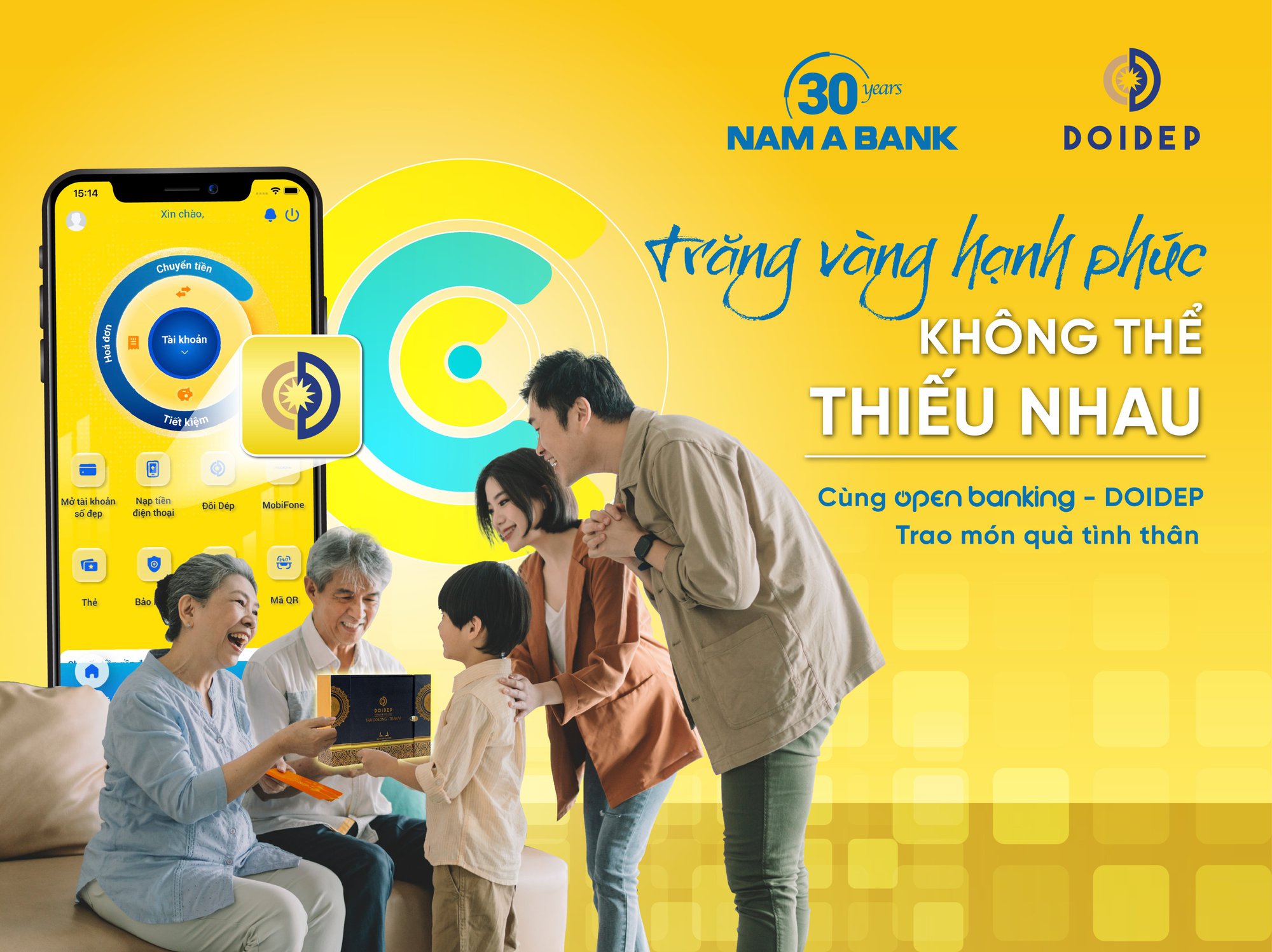 Nam A Bank ra mắt tiện ích mua sắm trực tuyến, giúp khách hàng trải nghiệm hạnh phúc - Ảnh 2.