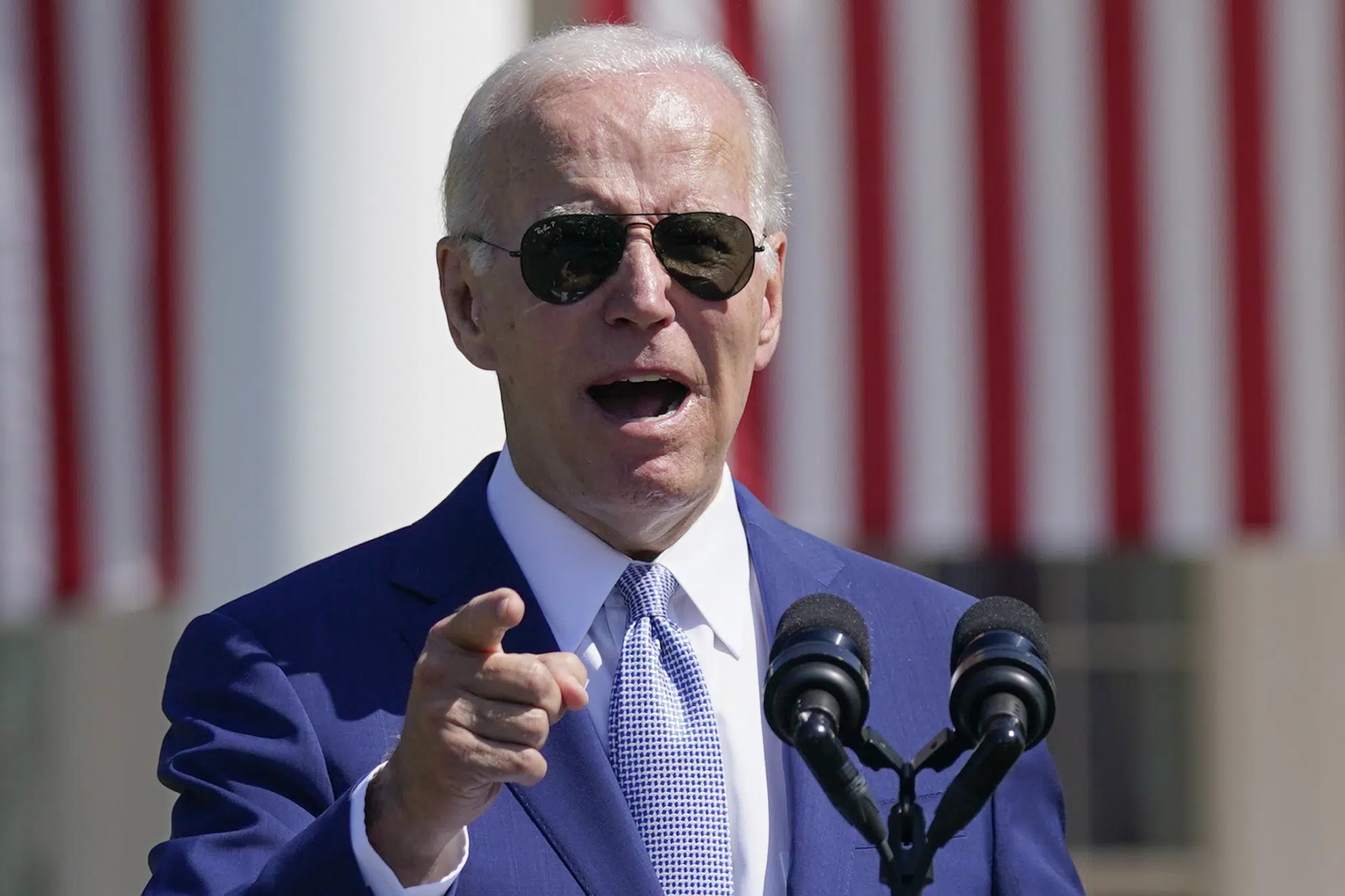 Lệnh hành pháp của Biden đặt ra sáu ưu tiên chính để hướng dẫn thực hiện và thành lập một hội đồng thực hiện Đạo luật CHIPS và Khoa học liên ngành gồm 16 thành viên. Ảnh: @AFP.