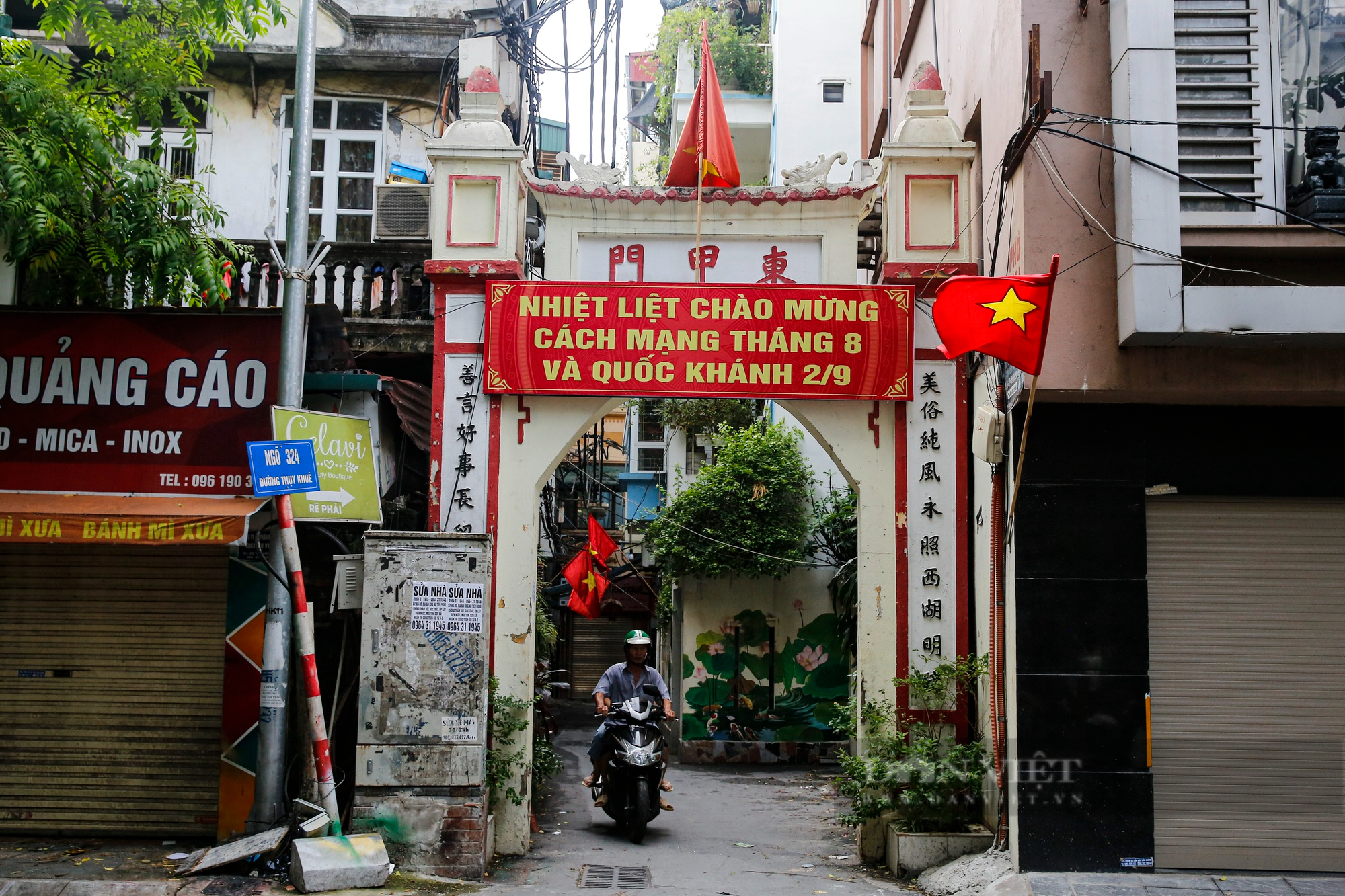 Trầm trồ con phố nhiều cổng, đình làng nhất Hà Nội - Ảnh 16.