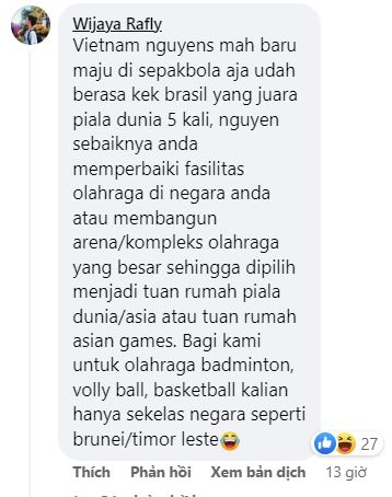  CĐV Indonesia mỉa mai Việt Nam sau khi đội nhà thắng 9-0 tại giải U16 ĐNÁ - Ảnh 2.
