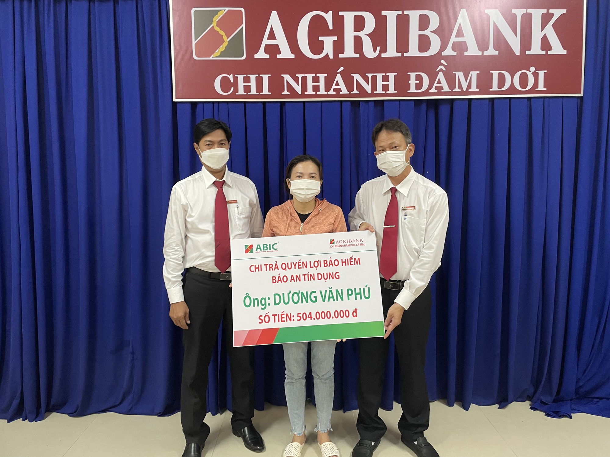 Bảo hiểm Agribank Cần Thơ chi trả bảo hiểm tối đa cho 1 khách hàng tại Cà Mau - Ảnh 1.