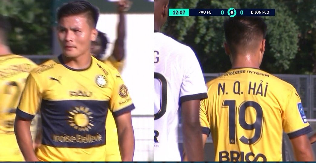 Đá 68 phút khi Pau FC hòa Dijon, Quang Hải được chấm bao nhiêu điểm? - Ảnh 1.