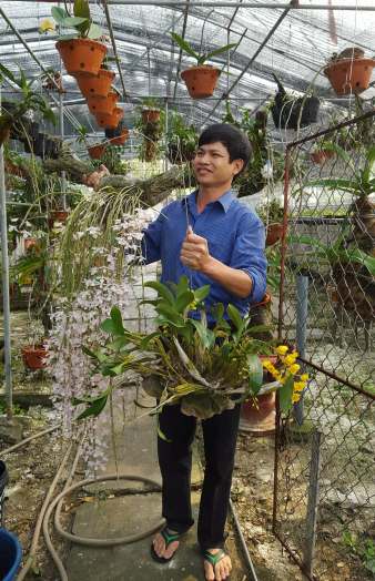 Ở giữa đồng bằng Bắc bộ, trai làng trồng lan rừng thành vườn đẹp &quot;phát hờn&quot;, lạc vào mãi ngắm quên đường về - Ảnh 1.