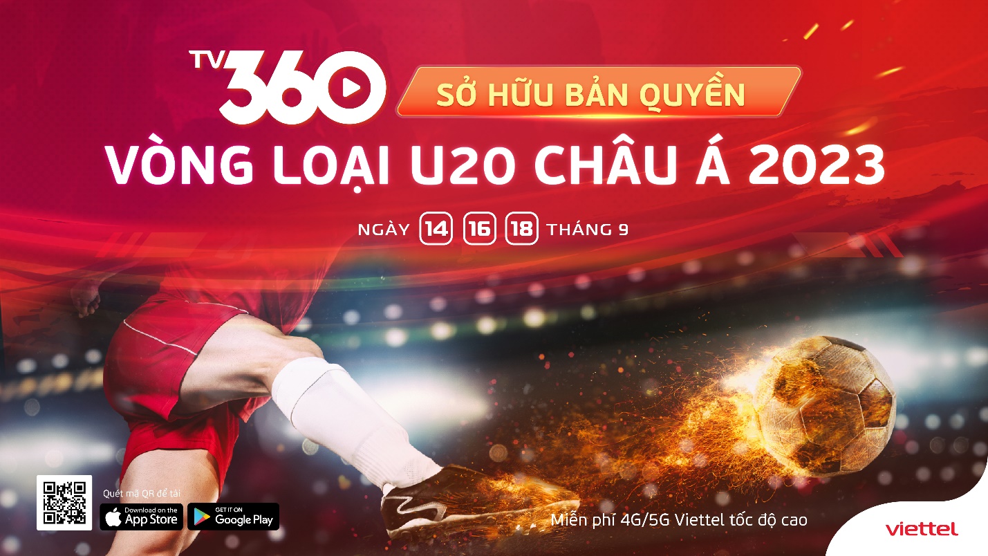 Viettel TV360 sở hữu bản quyền phát sóng Giải bóng đá U20 Châu Á - Ảnh 1.