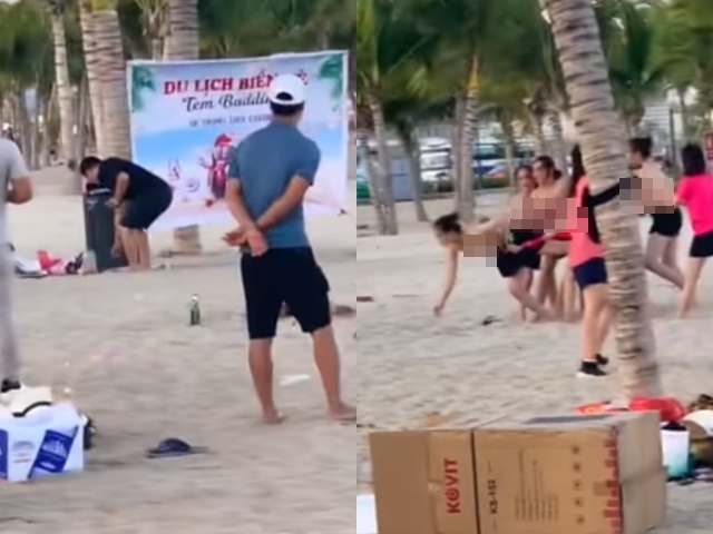 Nhóm du khách nữ &quot;thả rông&quot;, chơi team building phản cảm: Chưa xác định được địa điểm  - Ảnh 1.