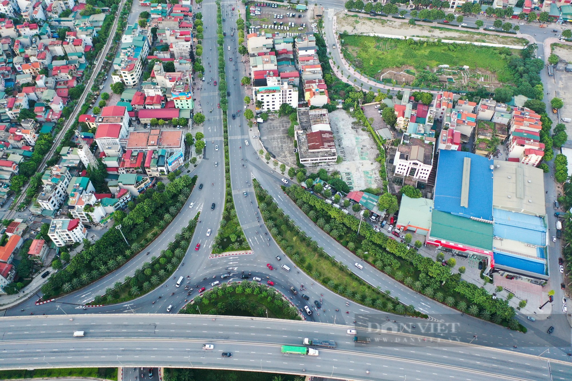 Ngắm nhìn trên cao những nút giao hiện đại và đẹp nhất Hà Nội - Ảnh 3.