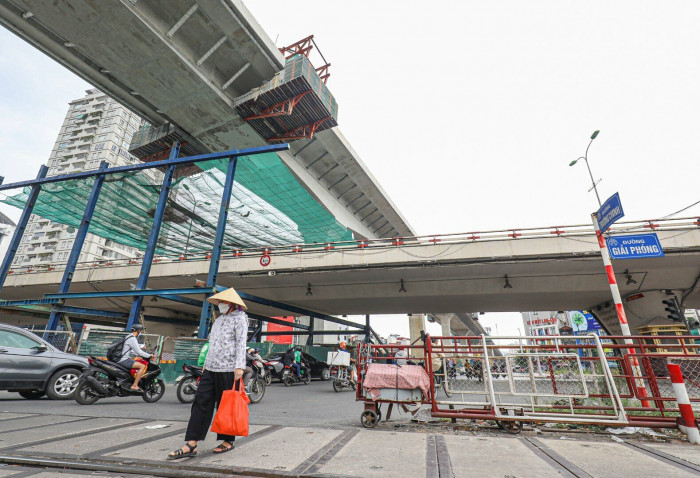 Ngắm đường Vành đai 2 trên cao tuyệt đẹp sắp cán đích - Ảnh 10.