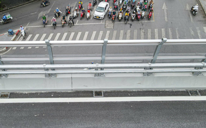 Ngắm đường Vành đai 2 trên cao tuyệt đẹp sắp cán đích - Ảnh 6.