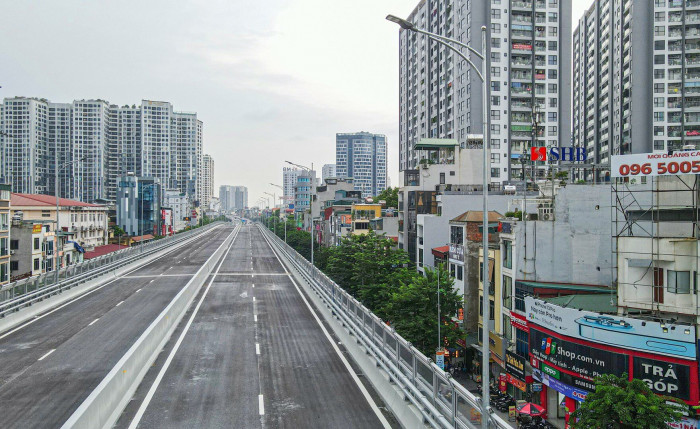 Ngắm đường Vành đai 2 trên cao tuyệt đẹp sắp cán đích - Ảnh 5.