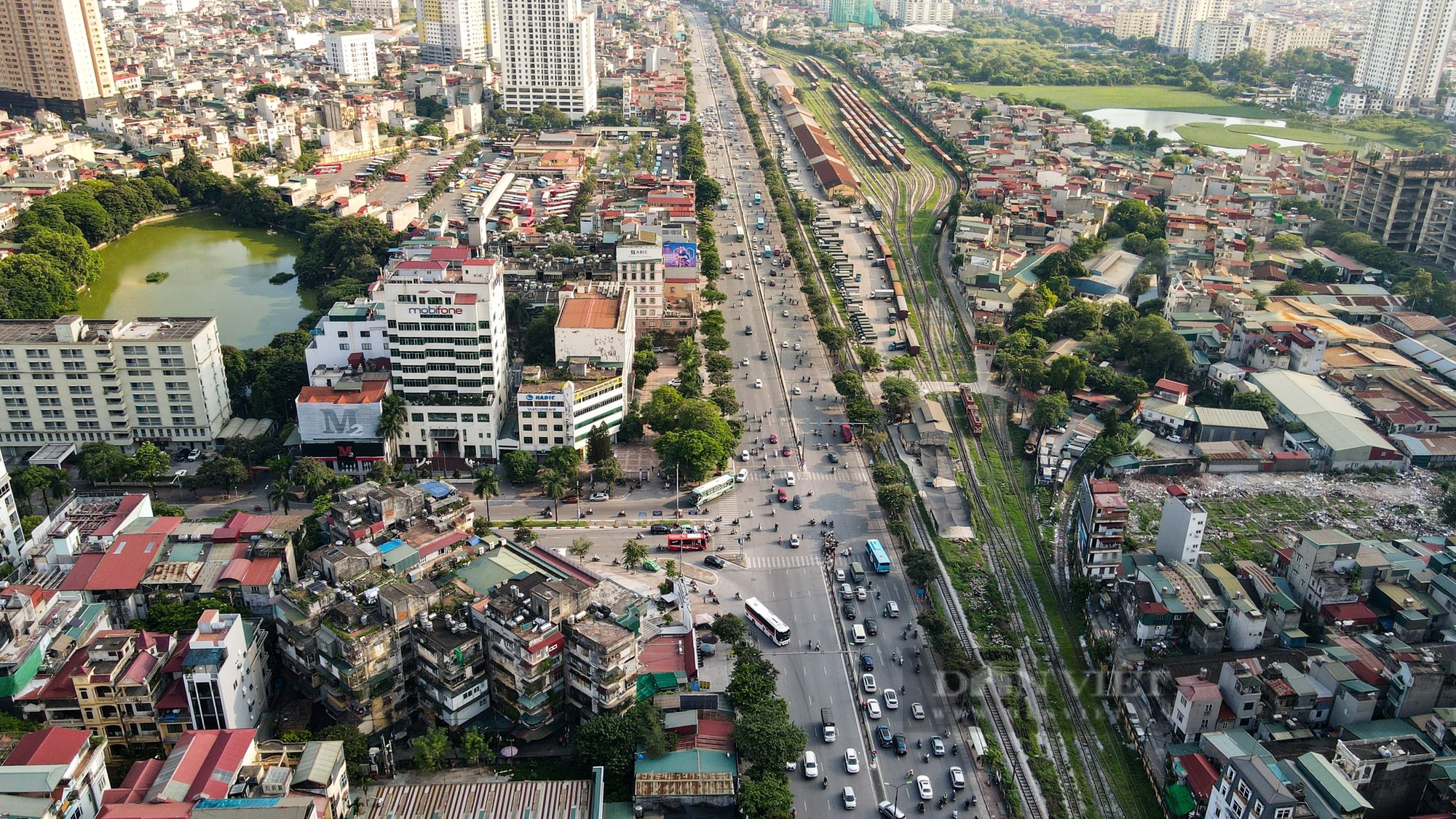 Cận cảnh vị trí thi công hầm chui thứ 5 Giải Phóng - Kim Đồng của Hà Nội - Ảnh 2.