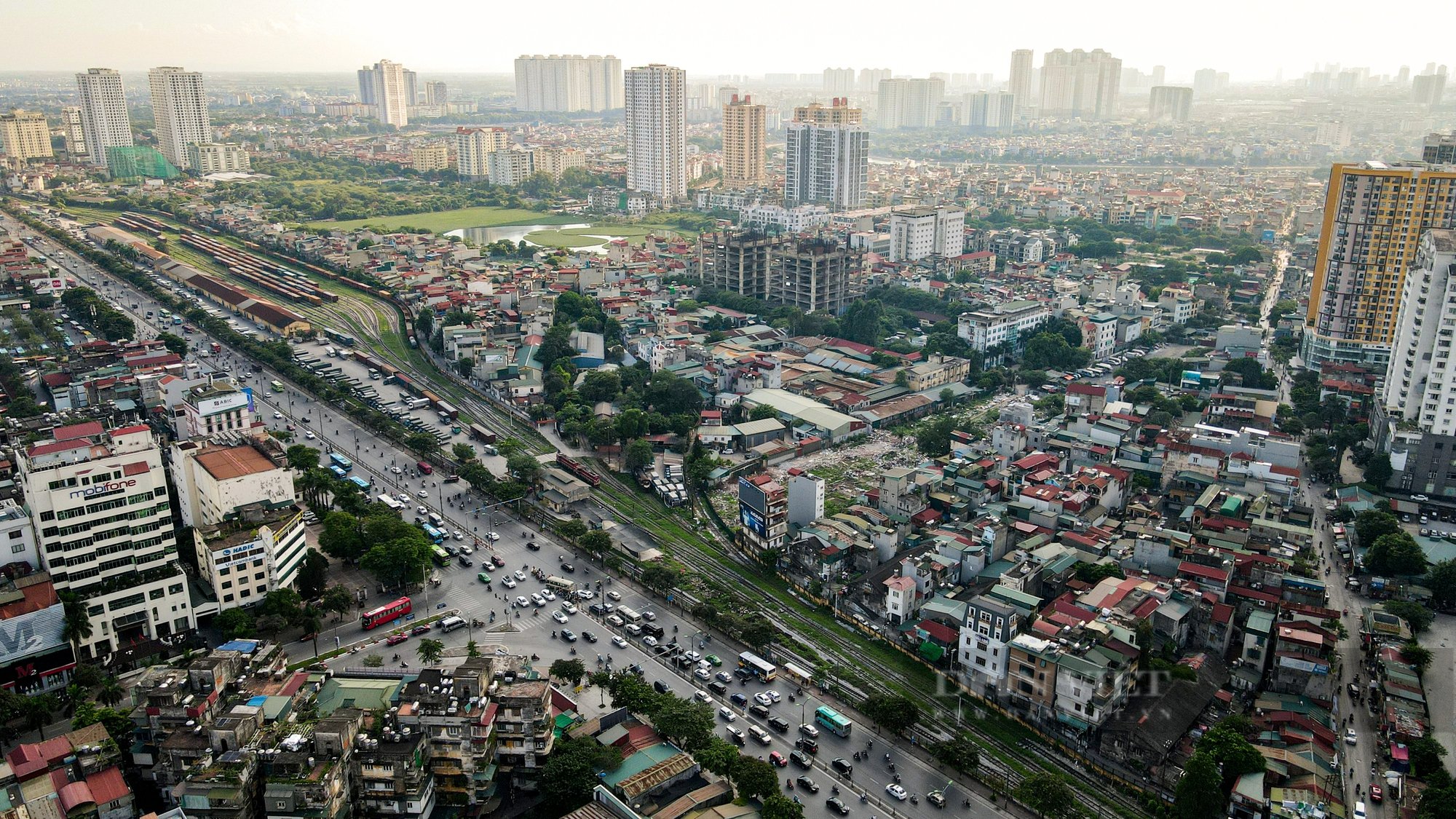 Cận cảnh vị trí thi công hầm chui thứ 5 Giải Phóng - Kim Đồng của Hà Nội - Ảnh 1.