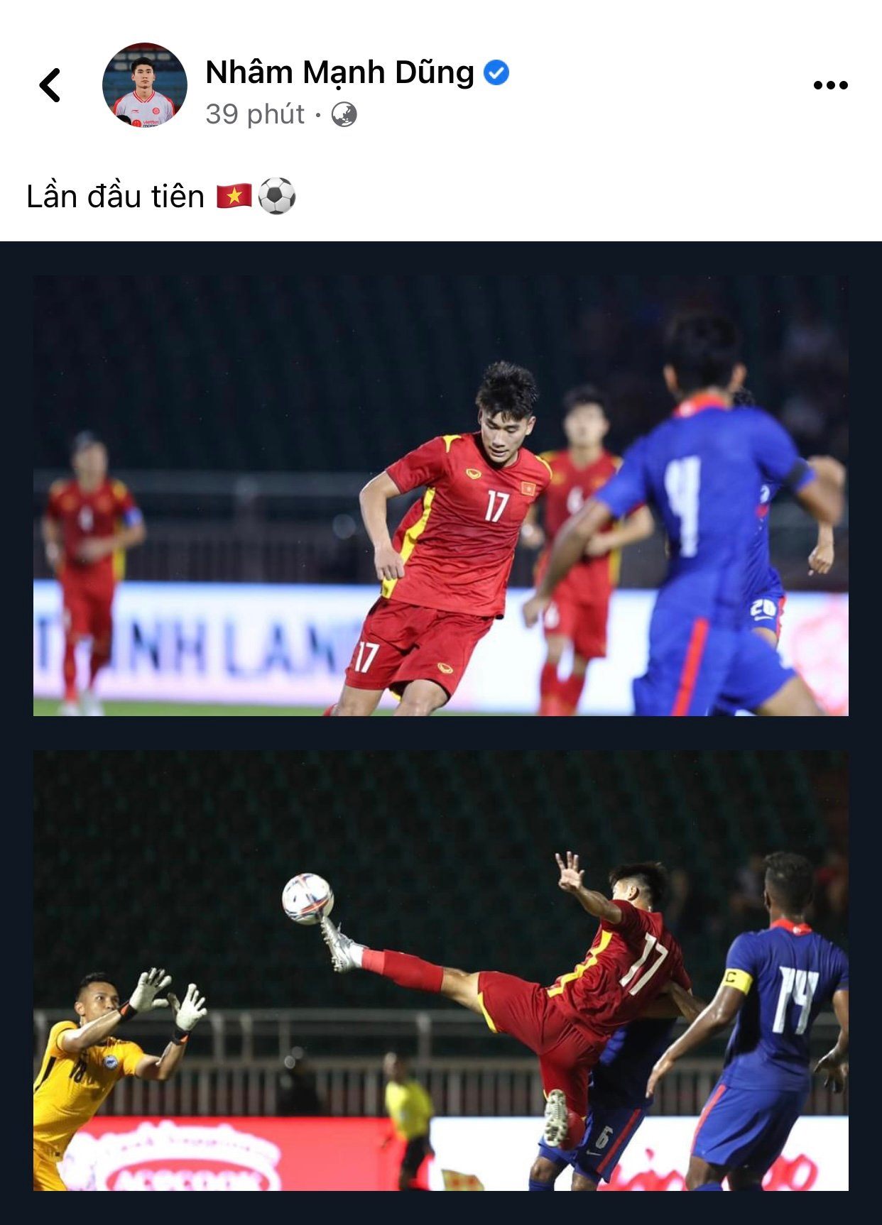 Dàn sao ăn mừng sau khi ĐT Việt Nam thắng đậm Singapore - Ảnh 5.
