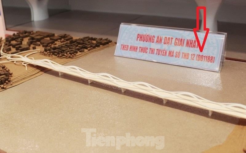 Hình ảnh mới nhất về thiết kế cầu vòm thép Trần Hưng Đạo vượt sông Hồng - Ảnh 1.