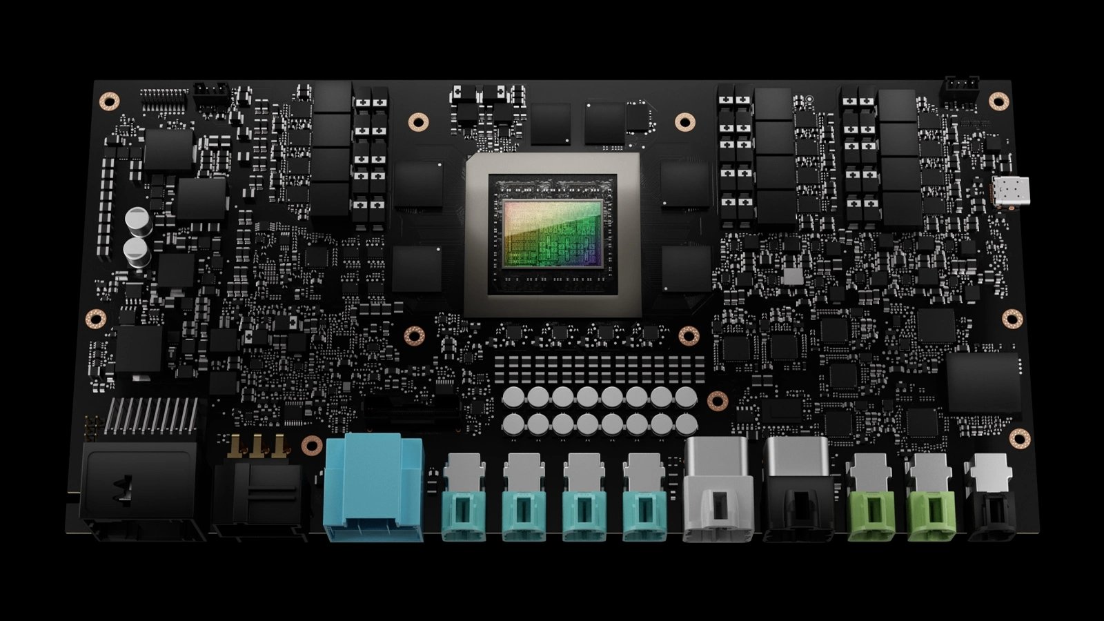 Công ty Mỹ Nvidia tung chip xe tự lái AI chưa từng có: &quot;Bài toán hóc búa cho Huawei&quot;. Ảnh: @AFP.