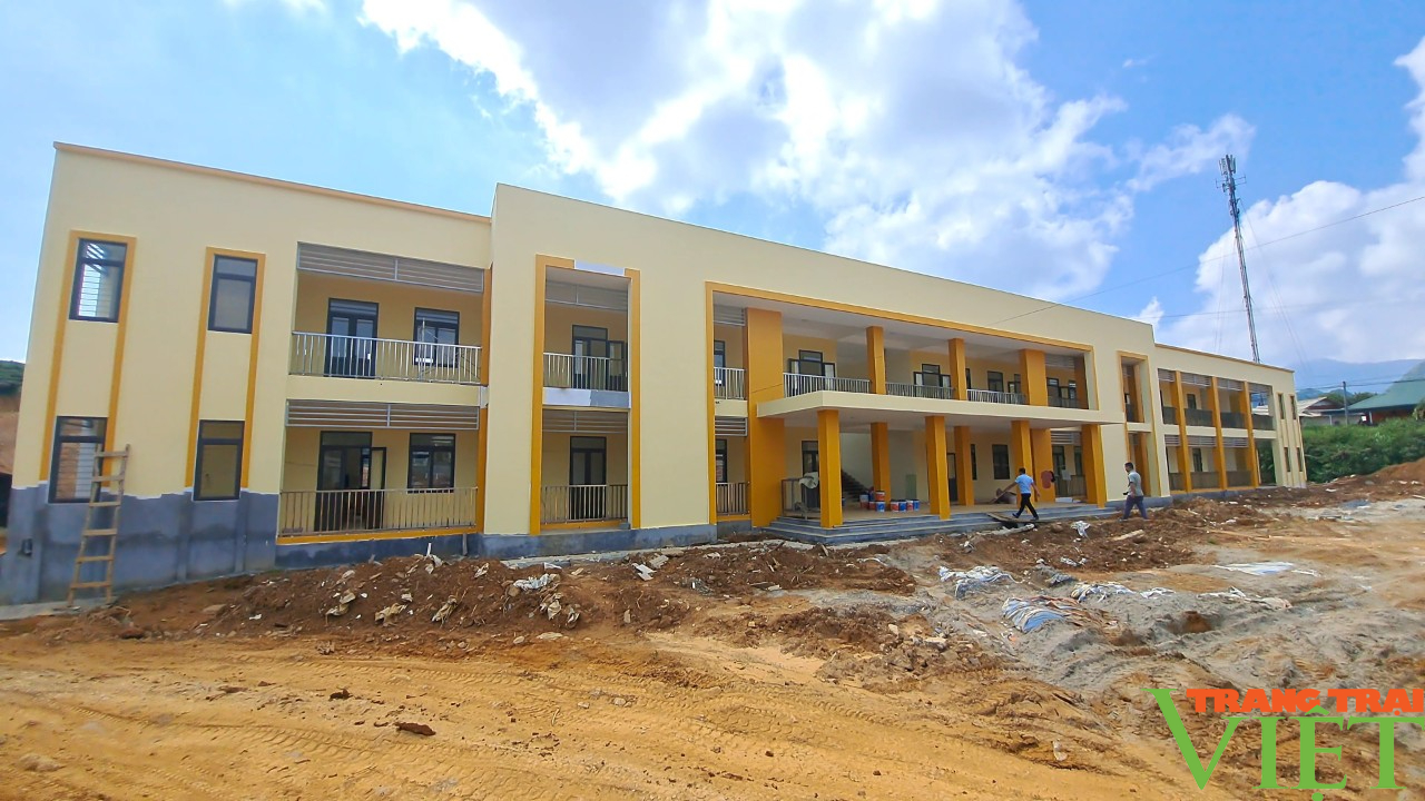 Lai Châu: Đẩy nhanh tiến độ thi công trường tiểu học, trung học cơ sở Sùng Phài - Ảnh 1. Lai Châu: Đẩy nhanh tiến độ thi công trường tiểu học, trung học cơ sở Sùng Phài - Ảnh 1.
