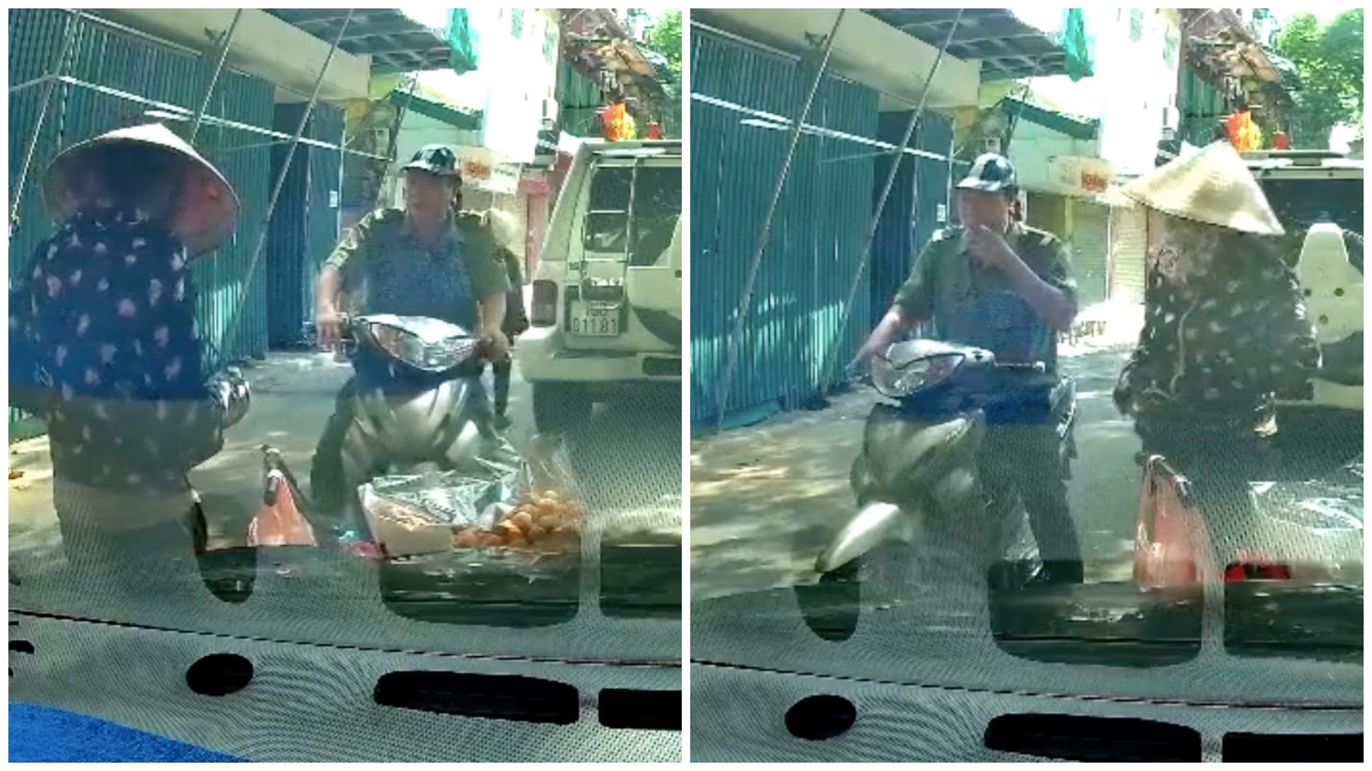 Hà Nội: Cán bộ tự quản nhận vật giống tiền của người bán hàng rong rồi bỏ túi - Ảnh 2.