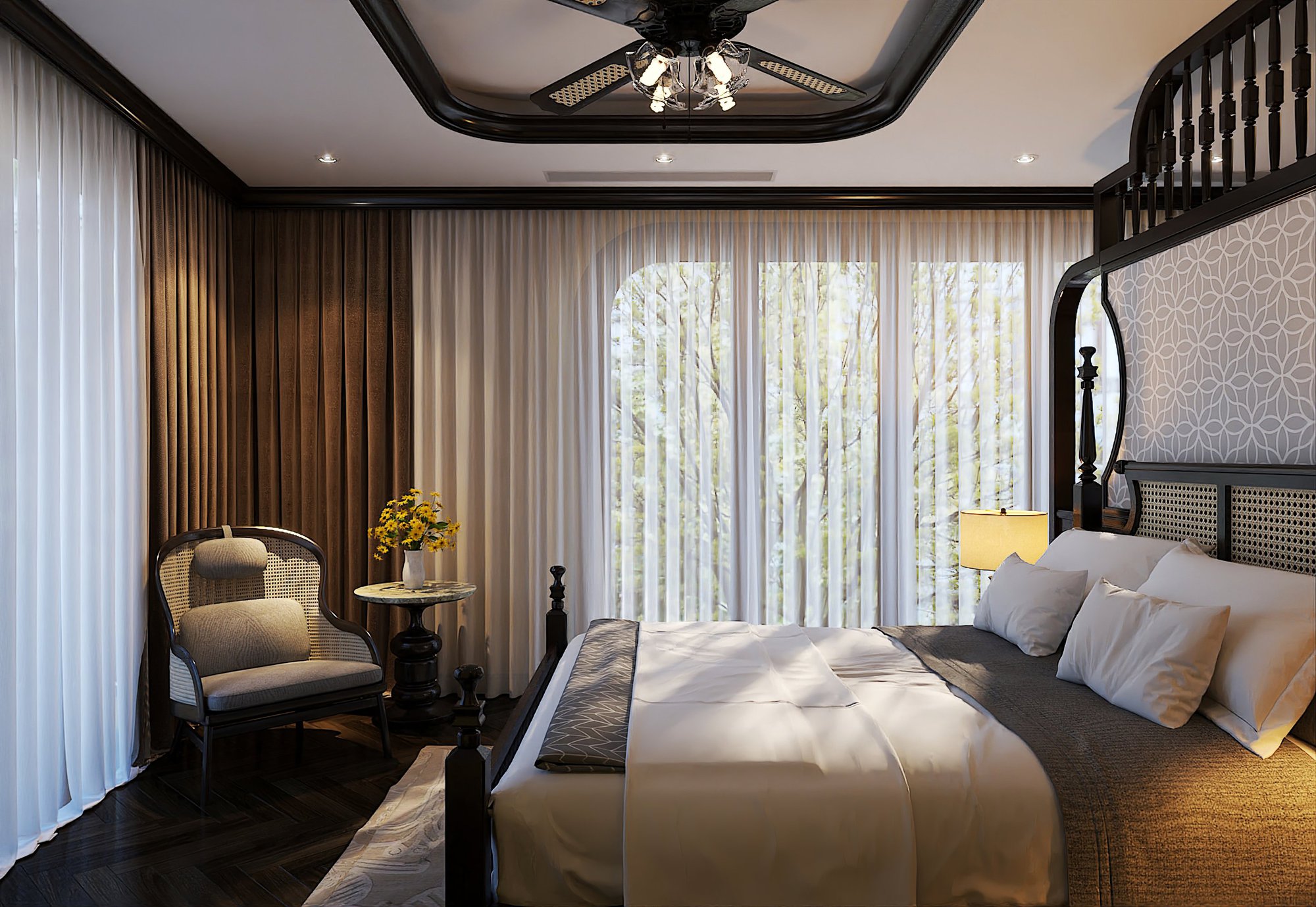 Biệt thự 7 tỷ đồng mang phong cách Indochine hoài niệm về một Sài Gòn xưa  - Ảnh 10.