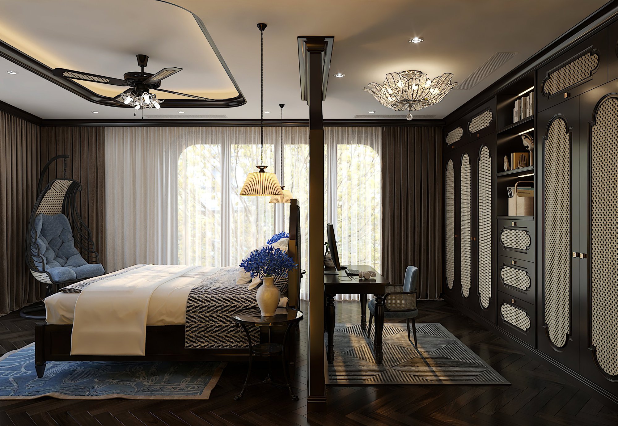 Biệt thự 7 tỷ đồng mang phong cách Indochine hoài niệm về một Sài Gòn xưa  - Ảnh 13.