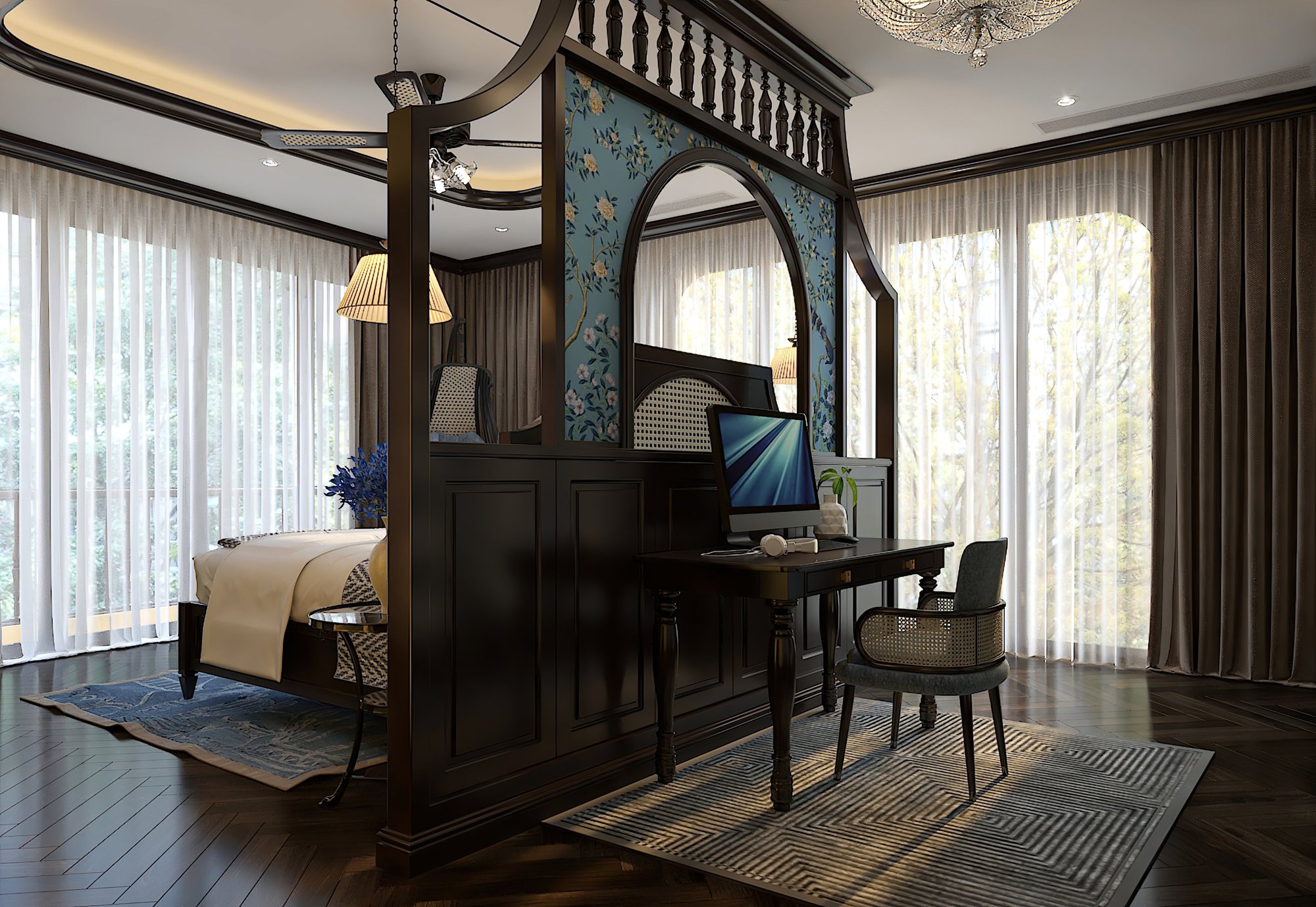 Biệt thự 7 tỷ đồng mang phong cách Indochine hoài niệm về một Sài Gòn xưa  - Ảnh 14.