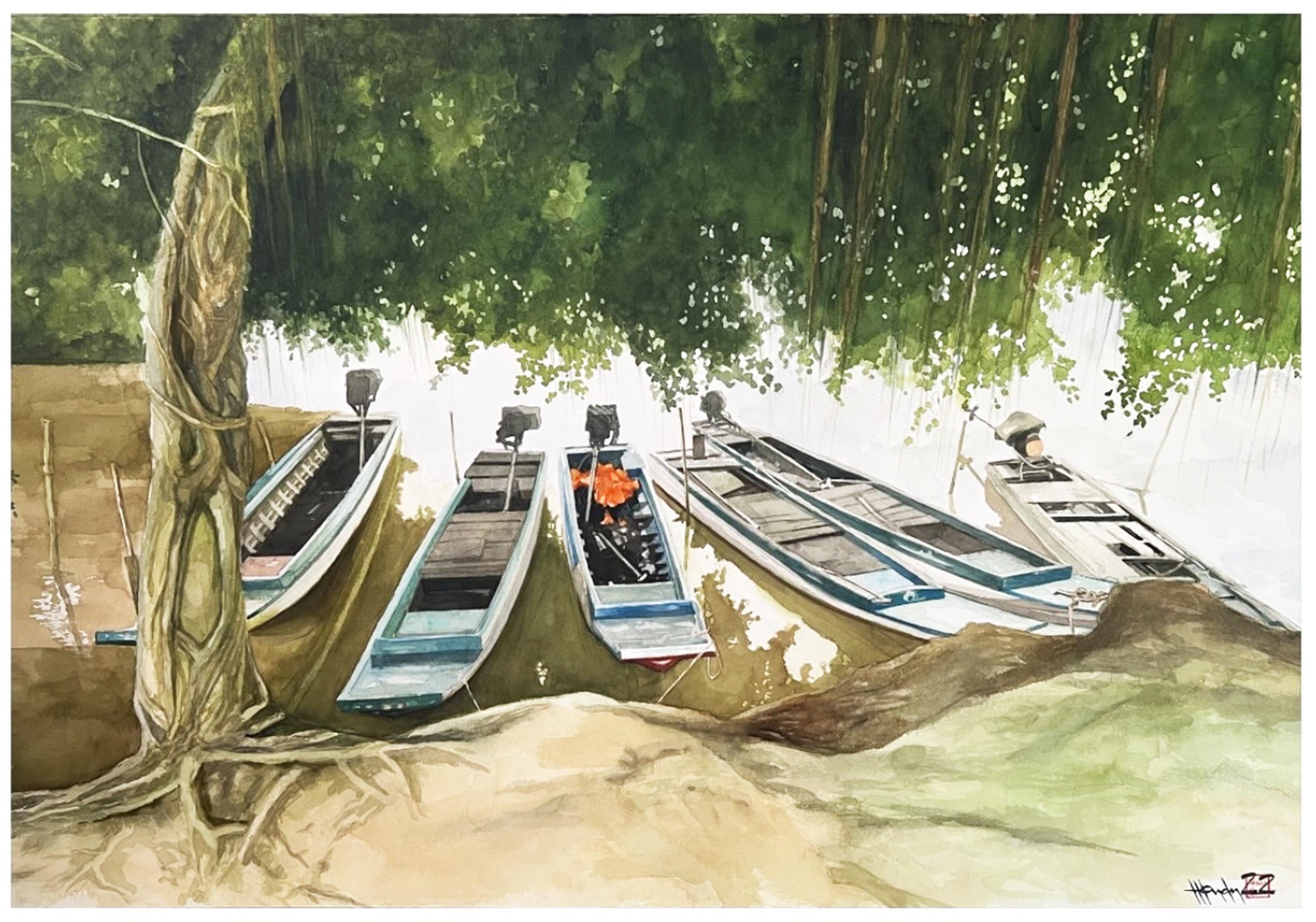 Họa sĩ Hồng Quân đưa người xem về những điều bình dị trong &quot;Ngày nắng&quot; - Ảnh 14.