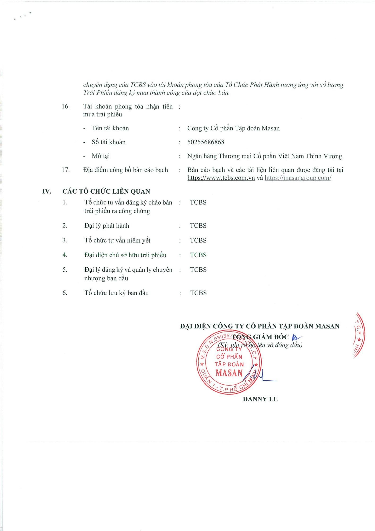 CTCP Tập đoàn Masan: Thông báo chào bán trái phiếu ra công chúng - Ảnh 4.