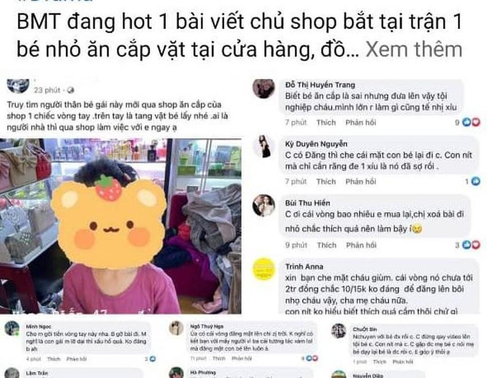 Phạt chủ shop quần áo 25 triệu đồng vì bêu rếu bé gái 5 tuổi lên mạng xã hội - Ảnh 1.