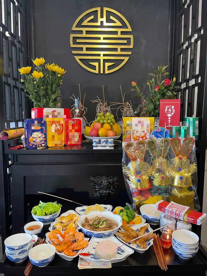 Sao Việt khoe mâm cỗ tiễn ông Công ông Táo: Tết đã đến rất gần - Ảnh 6.