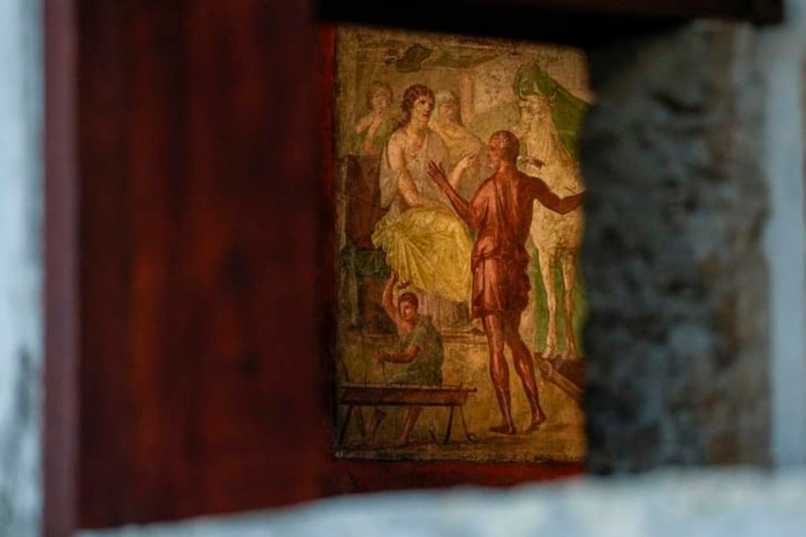 Italia: Ngôi nhà của Erotic Art (nghệ thuật ái ân) đặc biệt là điểm nhấn du lịch Pompeii 2023 - Ảnh 3.