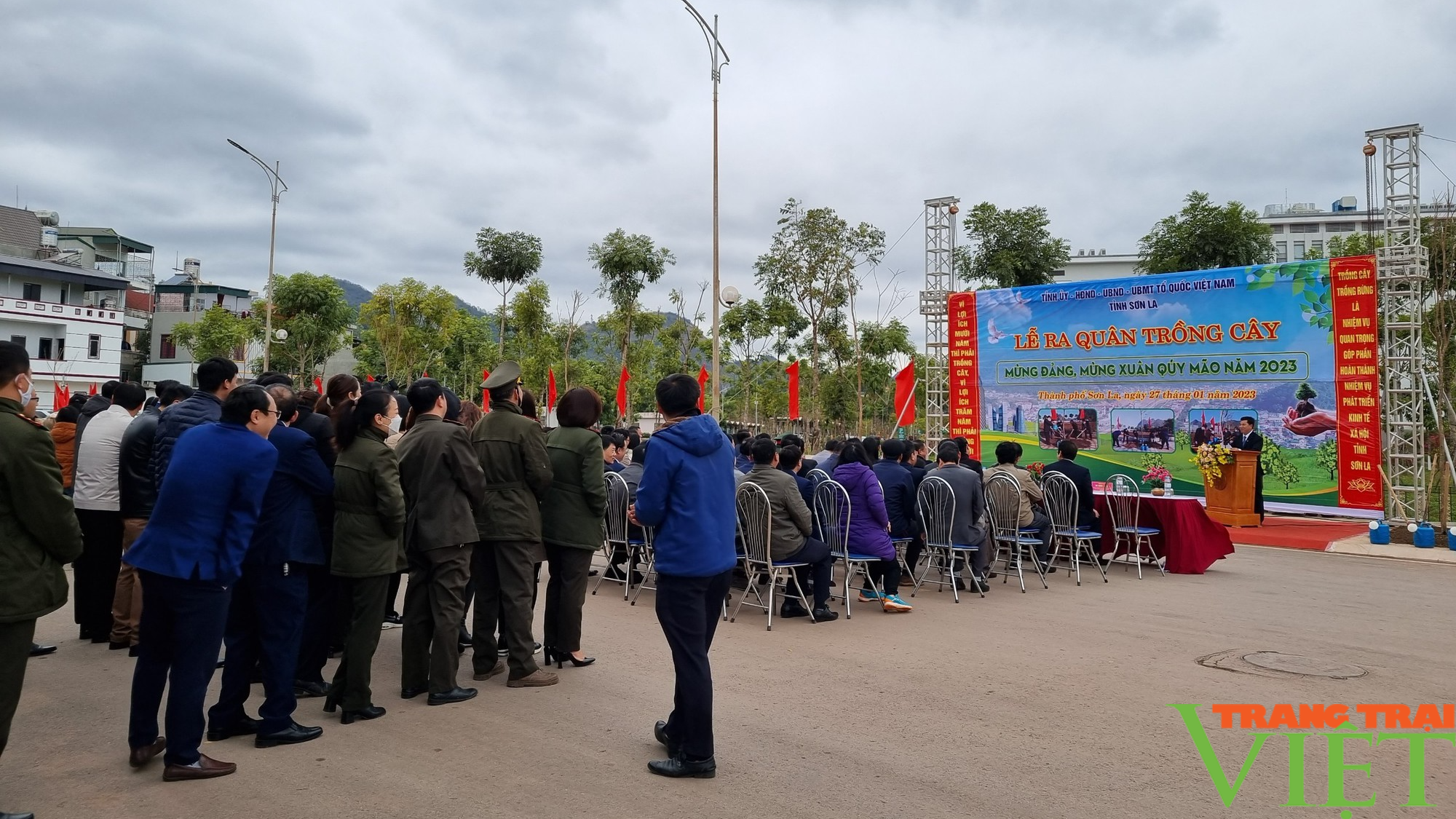 Lễ ra quân trồng cây Mừng Đảng, Mừng xuân Quý Mão - Ảnh 2. Lễ ra quân trồng cây Mừng Đảng, Mừng xuân Quý Mão - Ảnh 2.