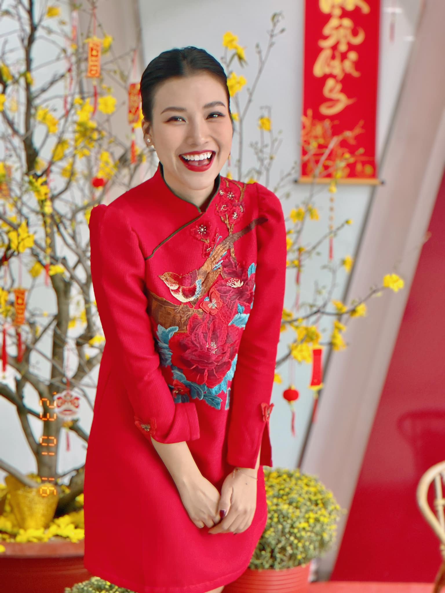 Phạm Hương, Bảo Thy, Hoàng Oanh,... Mỹ nhân nào diện áo dài đẹp nhất dịp Tết Nguyên đán 2023? - Ảnh 8.