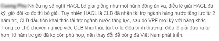 CĐV Việt Nam: &quot;HAGL quá thiếu chuyên nghiệp và coi thường tập thể&quot; - Ảnh 3.