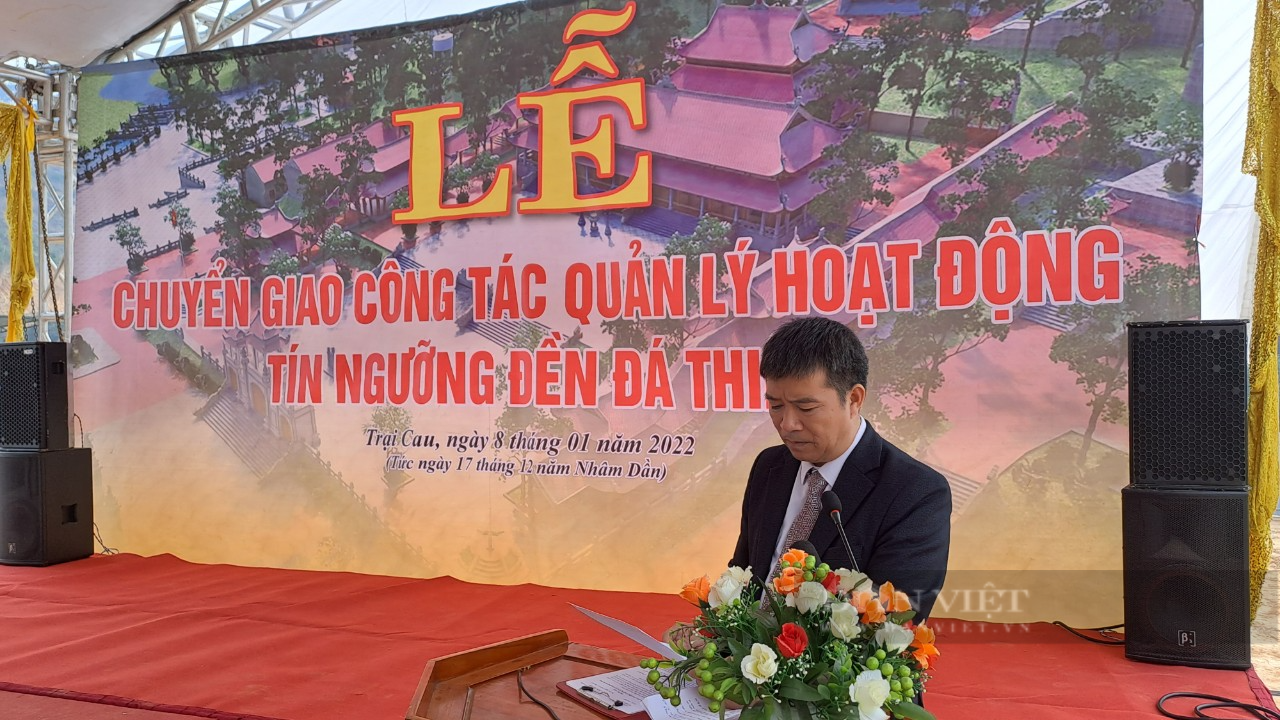 Thái Nguyên: Ban quản lý cơ sở tín ngưỡng Đền Đá Thiên chính thức vào Đền hoạt động - Ảnh 2.