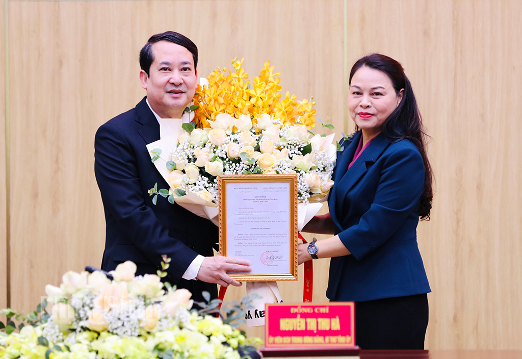 Trưởng Ban Tổ chức giữ chức Phó Bí thư Tỉnh ủy - Ảnh 1.