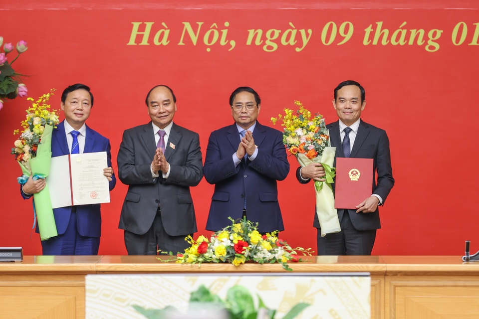 Chủ tịch nước trao quyết định bổ nhiệm 2 Phó Thủ tướng Chính phủ - Ảnh 1.