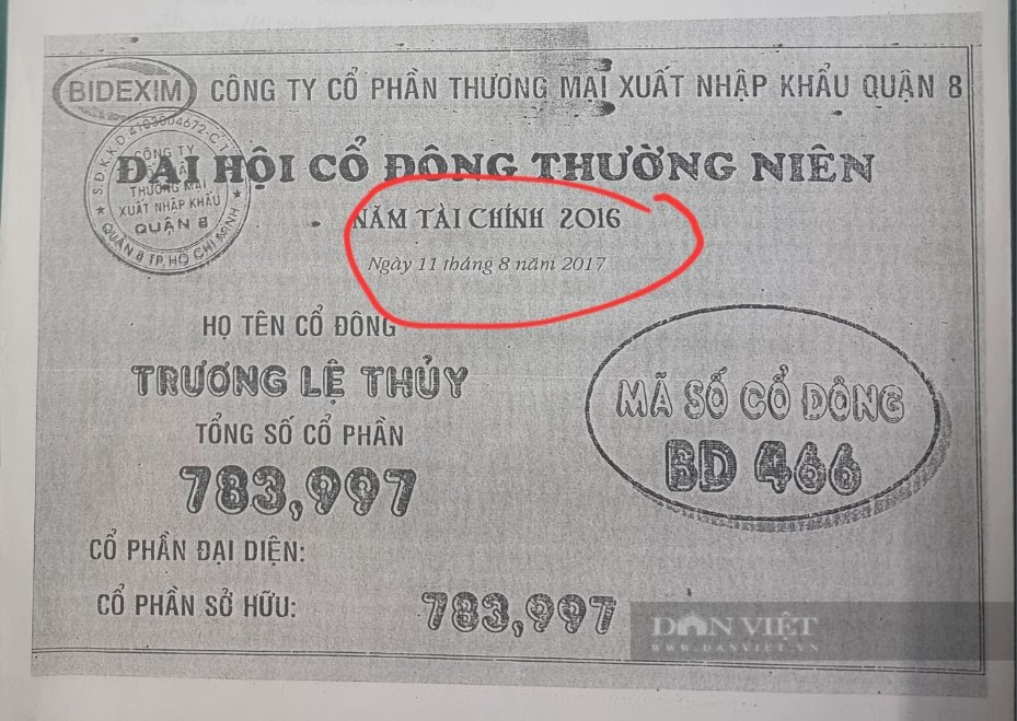 Công ty cổ phần thương mại XNK quận 8 (TP.HCM): Làm giả tài liệu, chứng cứ, vì sao không điều tra hình sự ? - Ảnh 5.