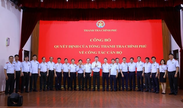 Thanh tra Chính phủ luân chuyển, bổ nhiệm nhiều nhân sự lãnh đạo - Ảnh 1.