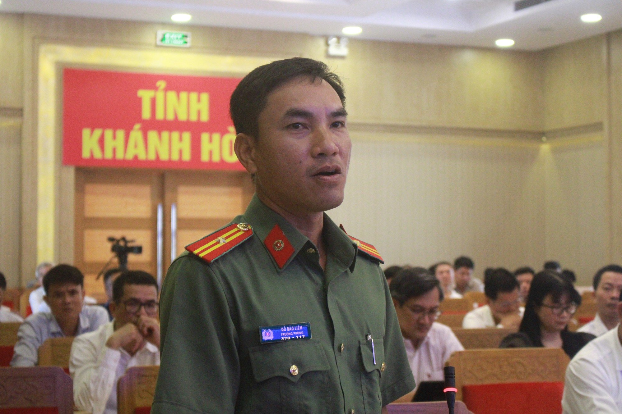 Công an tỉnh Khánh Hòa thông tin vụ cướp tiệm vàng Kim Khoa - Ảnh 1.